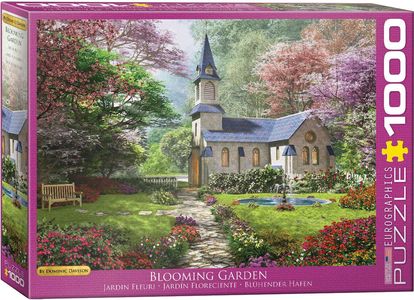 Puzzel Dominic Davison - Blooming Garden 1000 stukjes