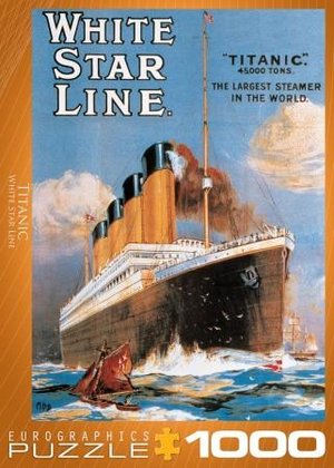 Puzzel Titanic White Star Line 1000