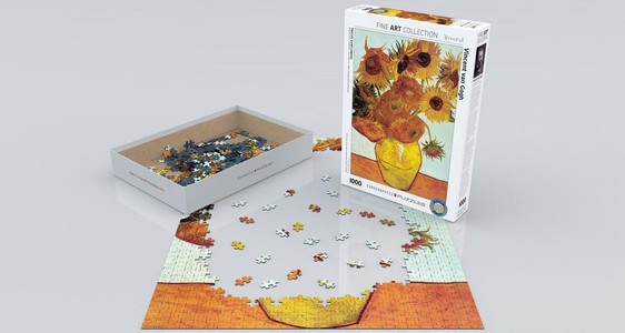 Puzzel Van Gogh - Twelve Sunflowers 1000 stukjes