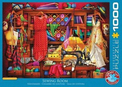 Puzzel Sewing Craft Room 1000 stukjes