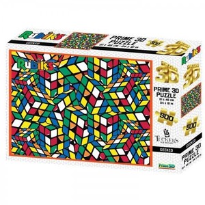 Puzzel 3D Rubiks Geeked 500 stukjes