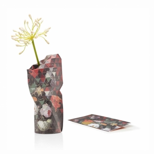 Paper Vase Small Still Life Flowers