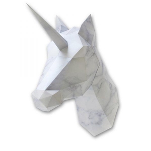 Paper paard folding kit marmer Assemblie