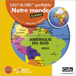 Globe gonflable 30 cm notre monde politique