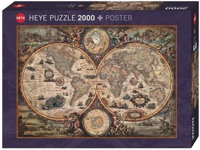 Puzzel Vintage World 2000 stukjes