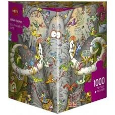 Puzzel Elephant's Life 1000 stukjes