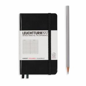 Leuchtturm A6 Pocket Black Squared Notebook