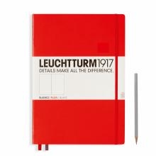 Leuchtturm A4+ Master Classic Red Plain Hardcover Notebook