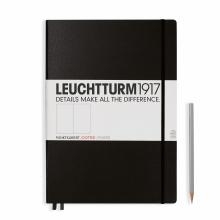 Leuchtturm A4+ Master Classic Black Dotted Hardcover Notebook