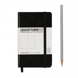 Leuchtturm A6 Pocket Black Dotted Hardcover Notebook
