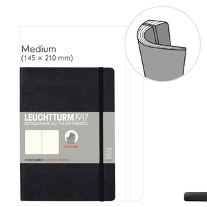 Leuchtturm A5 Medium Plain Softcover Notebook 