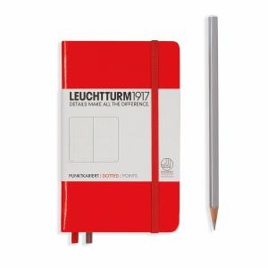 Leuchtturm A6 Pocket Red Dotted Hardcover Notebook