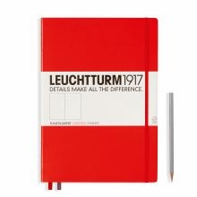 Leuchtturm A4+ Master Classic Red Dotted Hardcover Notebook