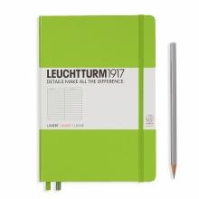 Leuchtturm A5 Medium Lime Ruled Hardcover Notebook 