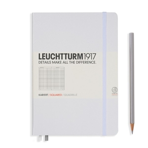 Leuchtturm A5 Medium White Squared Notebook 
