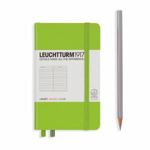 Leuchtturm A6 Pocket Lime Ruled Hardcover Notebook