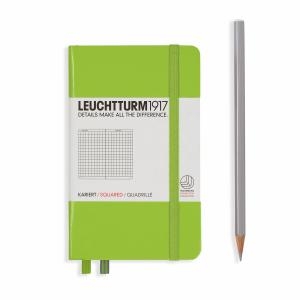 Leuchtturm A6 Pocket Lime Squared Hardcover Notebook