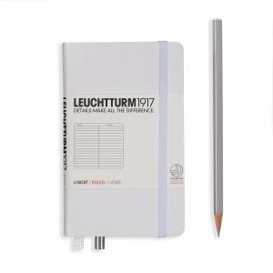 Leuchtturm A6 Pocket White Ruled Hardcover Notebook