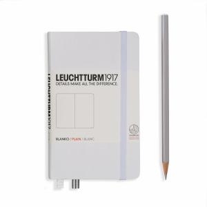 Leuchtturm A6 Pocket White Plain Hardcover Notebook