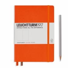 Leuchtturm A5 Medium Orange Dotted Hardcover Notebook 