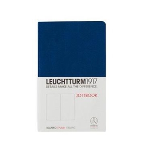 Leuchtturm A6 pocket navy plain jottbook softcover notebook