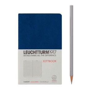 Leuchtturm A6 pocket navy squared jottbook softcover notebook