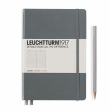 Leuchtturm A5 Medium Anthracite Ruled Hardcover Notebook 