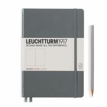 Leuchtturm A5 Medium Anthracite Plain Hardcover Notebook 