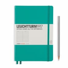 Leuchtturm A5 Medium Emerald Ruled Hardcover Notebook 