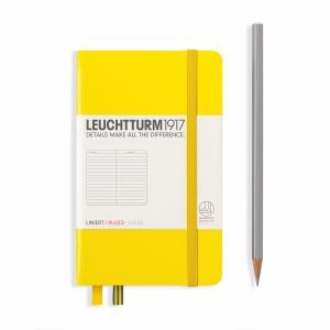 Leuchtturm A6 Pocket Lemon Ruled Hardcover Notebook