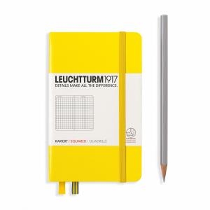 Leuchtturm A6 Pocket Yellow Squared Notebook