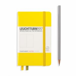 Leuchtturm A6 Pocket Lemon Dotted Hardcover Notebook 
