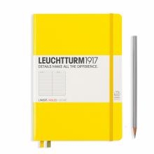Leuchtturm A5 Medium Lemon Ruled Hardcover Notebook 