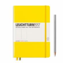 Leuchtturm A5 Medium Lemon Plain Hardcover Notebook 