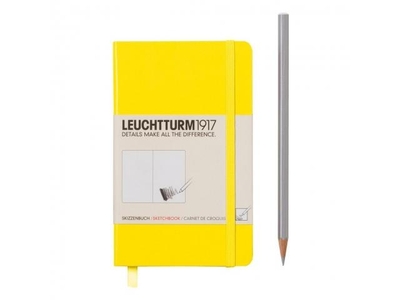 Leuchtturm sketch book yellow pocket hardcover