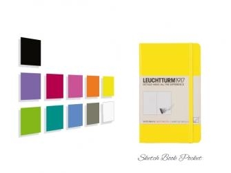Leuchtturm sketch book yellow pocket hardcover