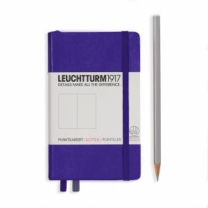 Leuchtturm A6 Pocket Purple Dotted Hardcover Notebook