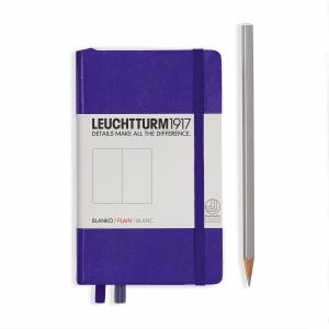 Leuchtturm A6 Pocket Purple Plain Hardcover Notebook