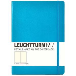 Leuchtturm A4+ Master Slim Azure Squared Hardcover Notebook 