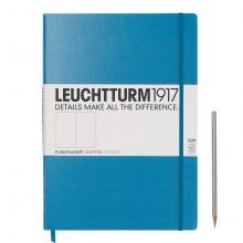 Leuchtturm A4+ Master Slim Azure Dotted Hardcover Notebook 
