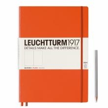 Leuchtturm A4+ Master Slim Orange Plain Hardcover Notebook 