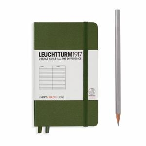 Leuchtturm A6 Pocket Army Dotted Hardcover Notebook