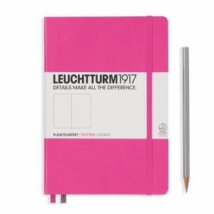 Leuchtturm A5 Medium New Pink Dotted Hardcover Notebook
