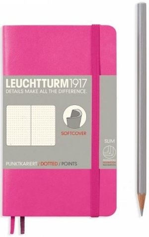 Leuchtturm A6 pocket new pink dotted softcover notebook