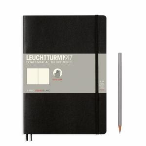 Leuchtturm B5 Black Plain Softcover Notebook 
