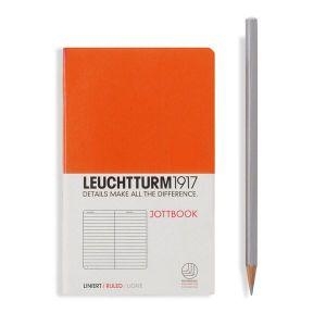 Leuchtturm A6 pocket orange ruled jottbook softcover notebook