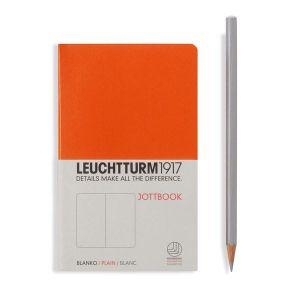 Leuchtturm A6 pocket orange plain jottbook softcover notebook