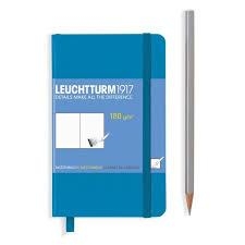Leuchtturm A6 sketch book pocket azure hardcover
