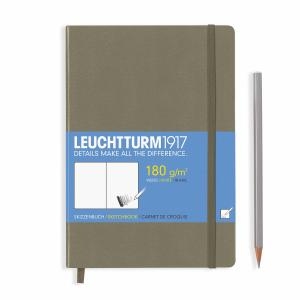 Leuchtturm A5 Sketch Book Medium Army Hardcover 