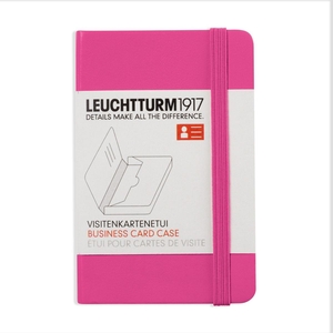 Leuchtturm business card case new pink